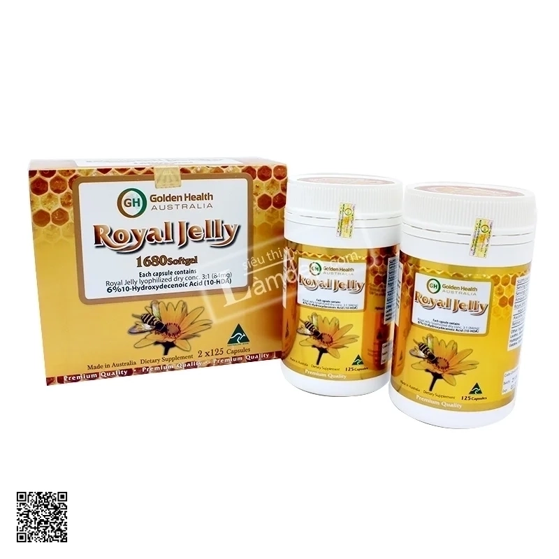 Sữa Ong Chúa Golden Health Úc (1680mg x 250 viên)