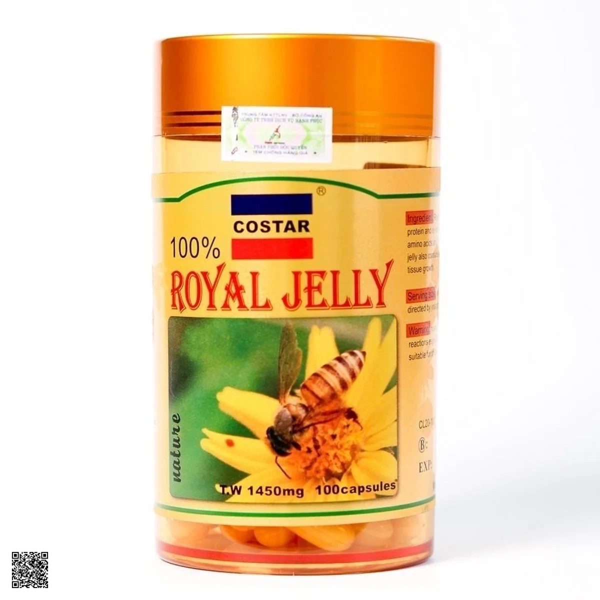 Costar Royal Jelly 1450mg Sữa Ong Chúa Úc 100 Viên