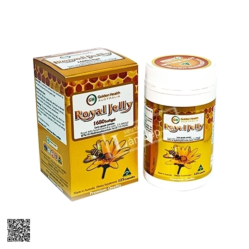 Sữa Ong Chúa Golden Health (1680mg x 125 Viên)