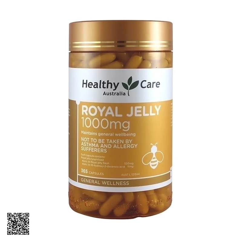Sữa Ong Chúa Healthy Care Royal Jelly 1000mg