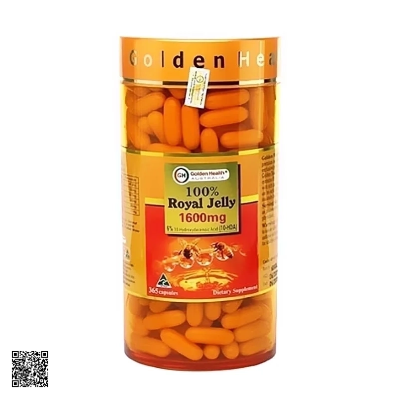 Sữa Ong Chúa Golden Health Royal Jelly 1600mg 365 Viên