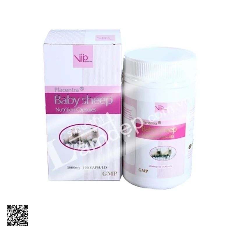 Nhau Thai Cừu Úc BABY SHEEP (3000mg x 100 viên)