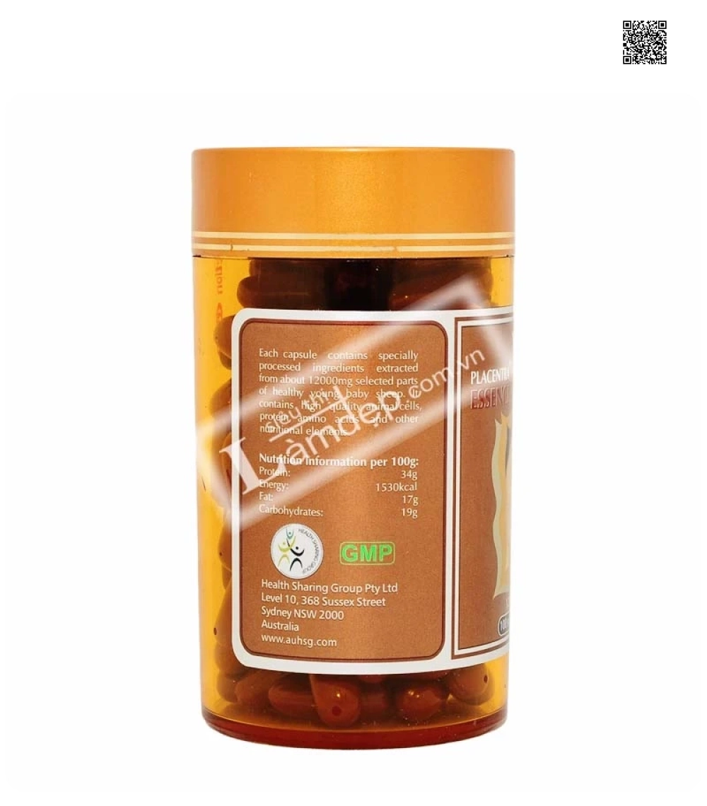 Nhau Thai Cừu Vip Úc (12000mg x 100 viên) Nhau Thai Cừu Vip Úc (12000mg x 100 viên)