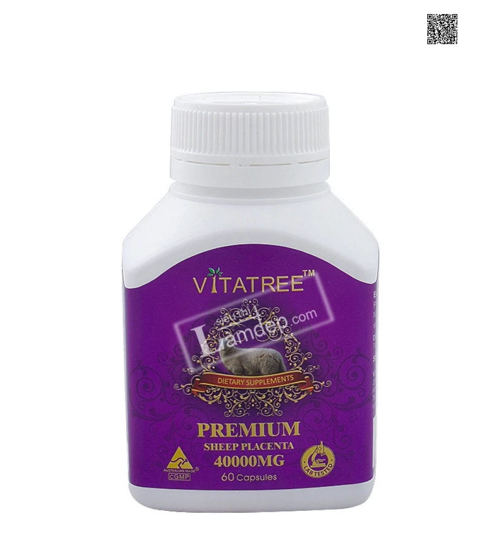 Nhau Thai Cừu Vitatree (40000mg x 60 Viên) Nhau Thai Cừu Vitatree (40000mg x 60 Viên)