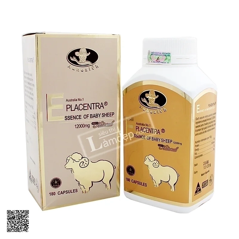 Nhau Thai Cừu Placentra Essence Of Baby Sheep Auhealth 12000mg
