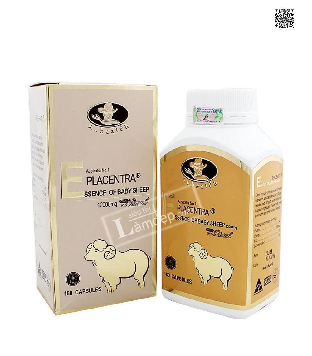 Nhau Thai Cừu Placentra Essence Of Baby Sheep Auhealth 12000mg