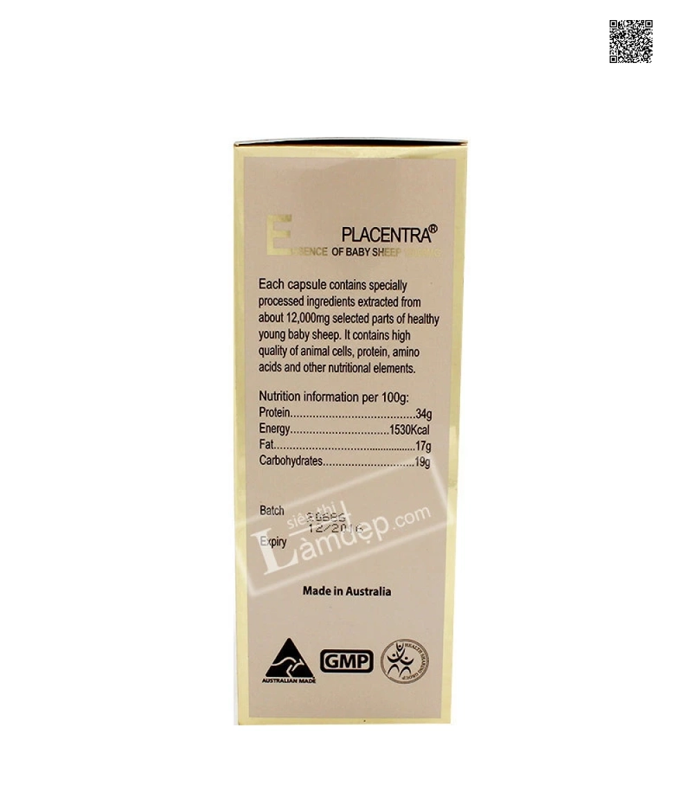 Nhau Thai Cừu Placentra Essence Of Baby Sheep Auhealth 12000mg