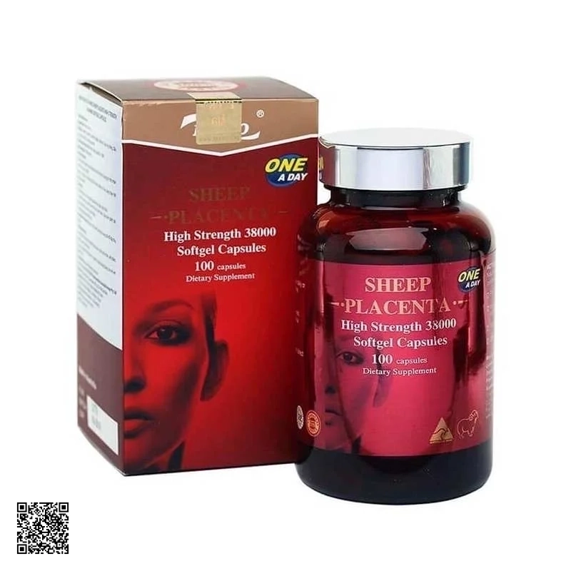 Nhau Thai Cừu Naro Sheep Placenta 38000mg 100 Viên