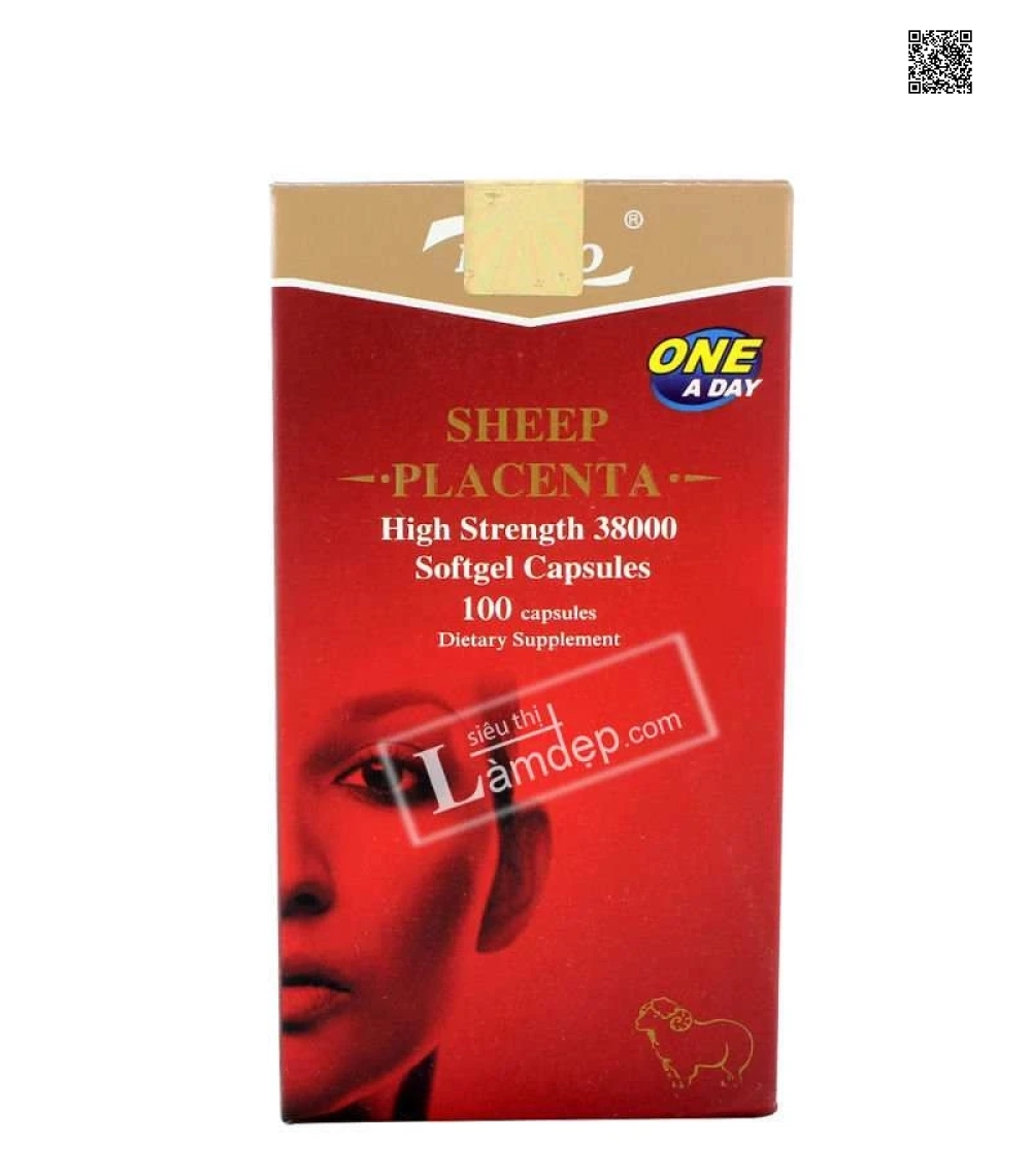 Nhau Thai Cừu Naro (38000mg x 100 Viên)