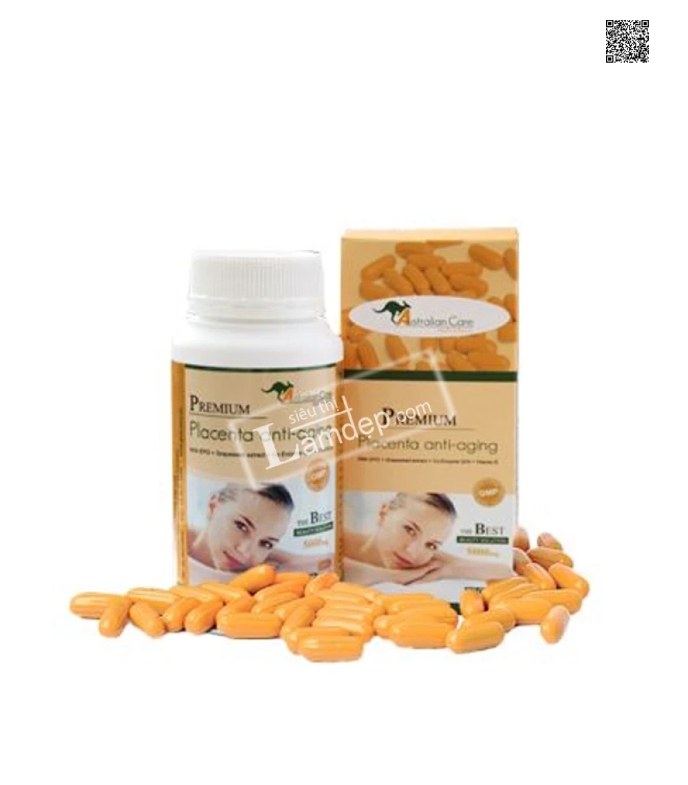Nhau Thai Cừu Australian Care Premium ( 120 Viên x 5000mg) Nhau Thai Cừu Australian Care Premium ( 120 Viên x 5000mg)