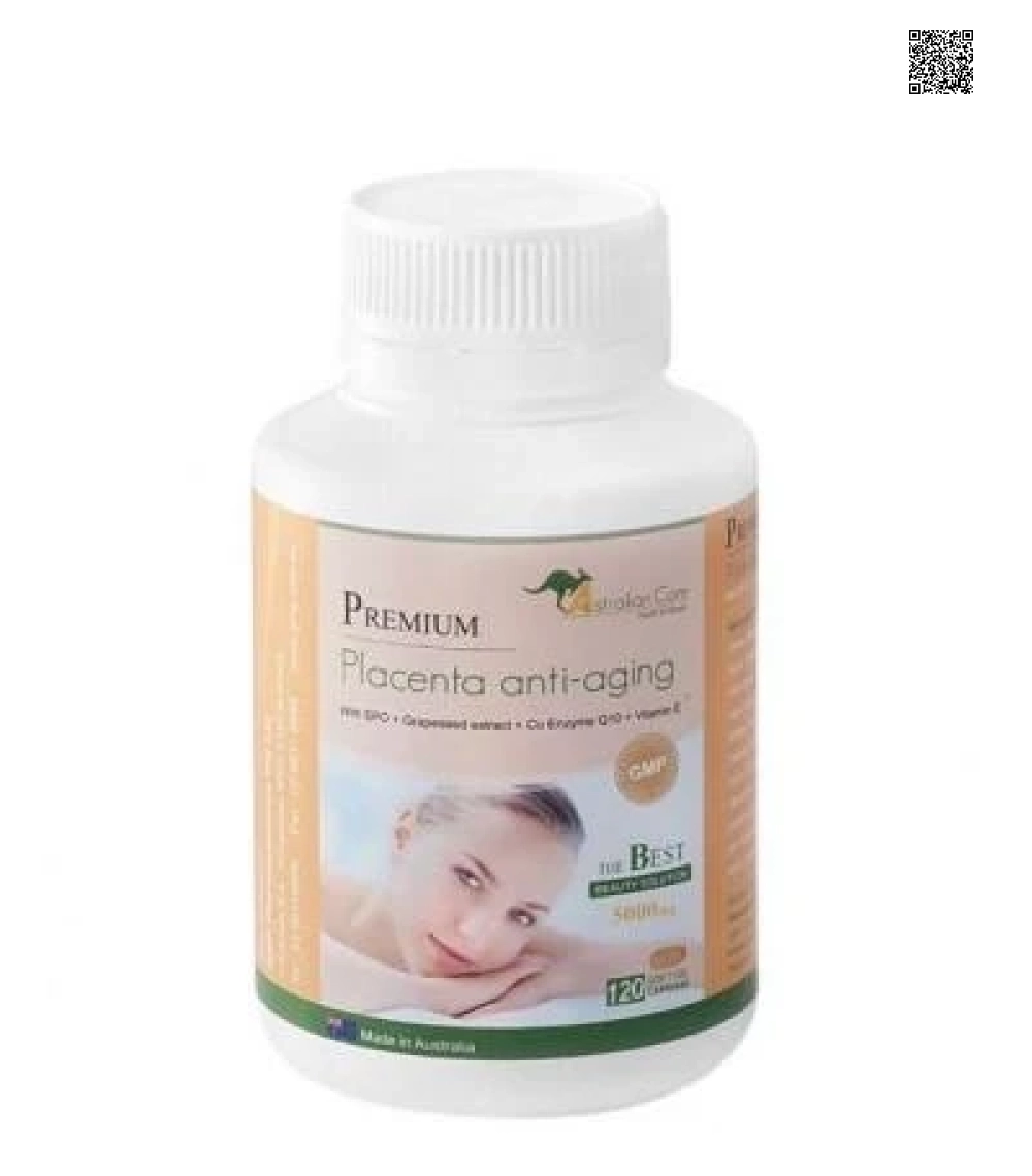 Nhau Thai Cừu Australian Care Premium ( 120 Viên x 5000mg) Nhau Thai Cừu Australian Care Premium ( 120 Viên x 5000mg)