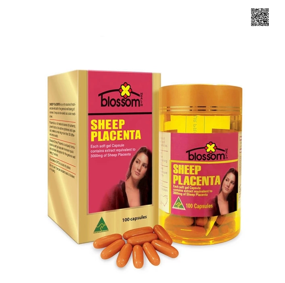 Nhau Thai Cừu Blossom Sheep Placenta (3000mg x 100 Viên) Nhau Thai Cừu Blossom Sheep Placenta (3000mg x 100 Viên)