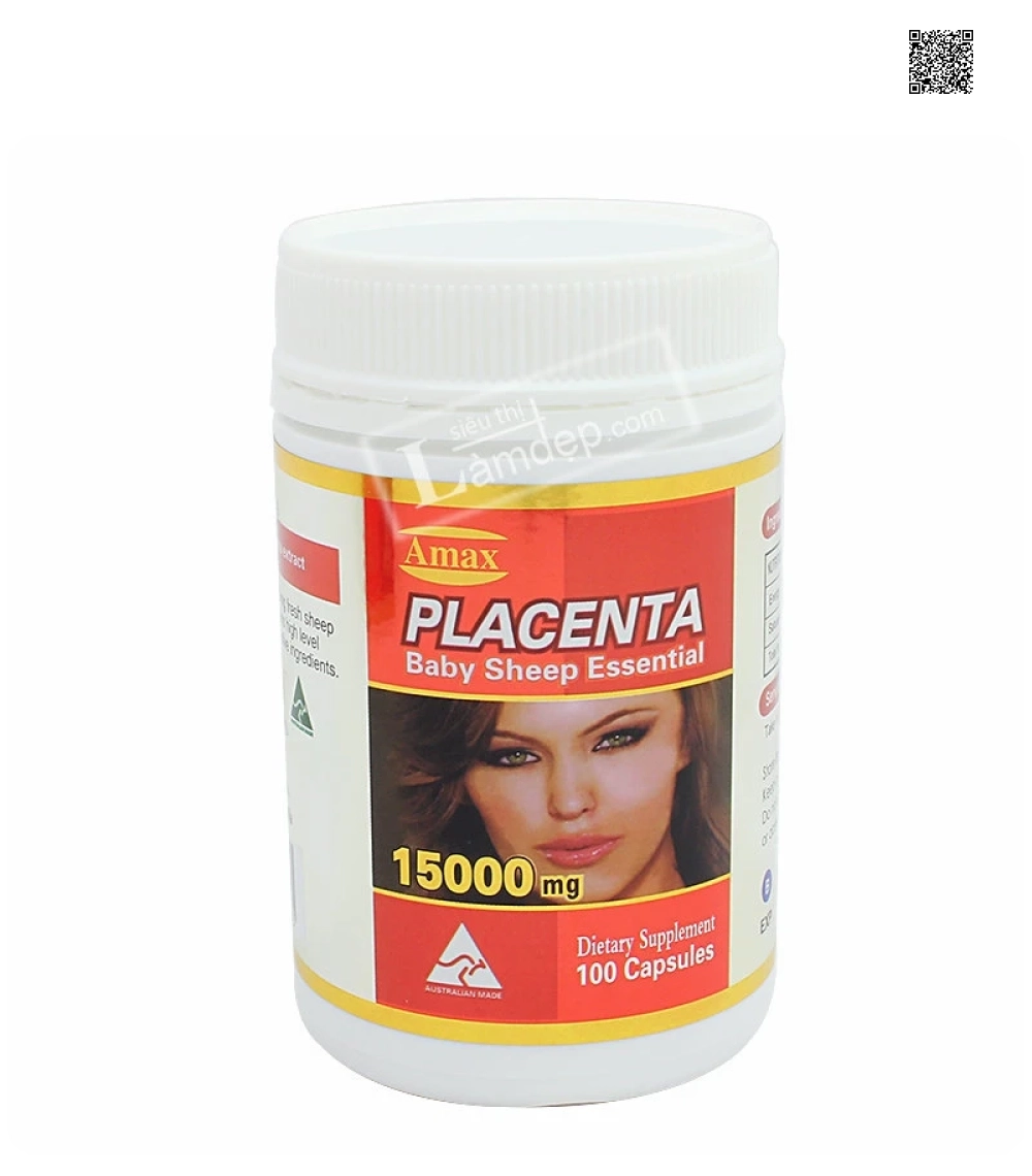 Nhau Thai Cừu Amax Placenta Baby Sheep Essential (15.000mg x 100 Viên) Nhau Thai Cừu Amax Placenta Baby Sheep Essential (15.000mg x 100 Viên)