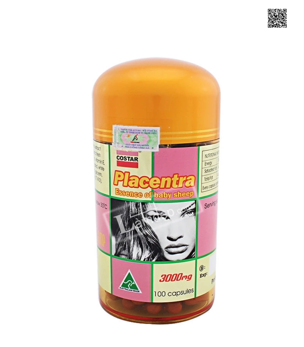 Nhau Thai Cừu Costar (3000mg x 100 Viên)