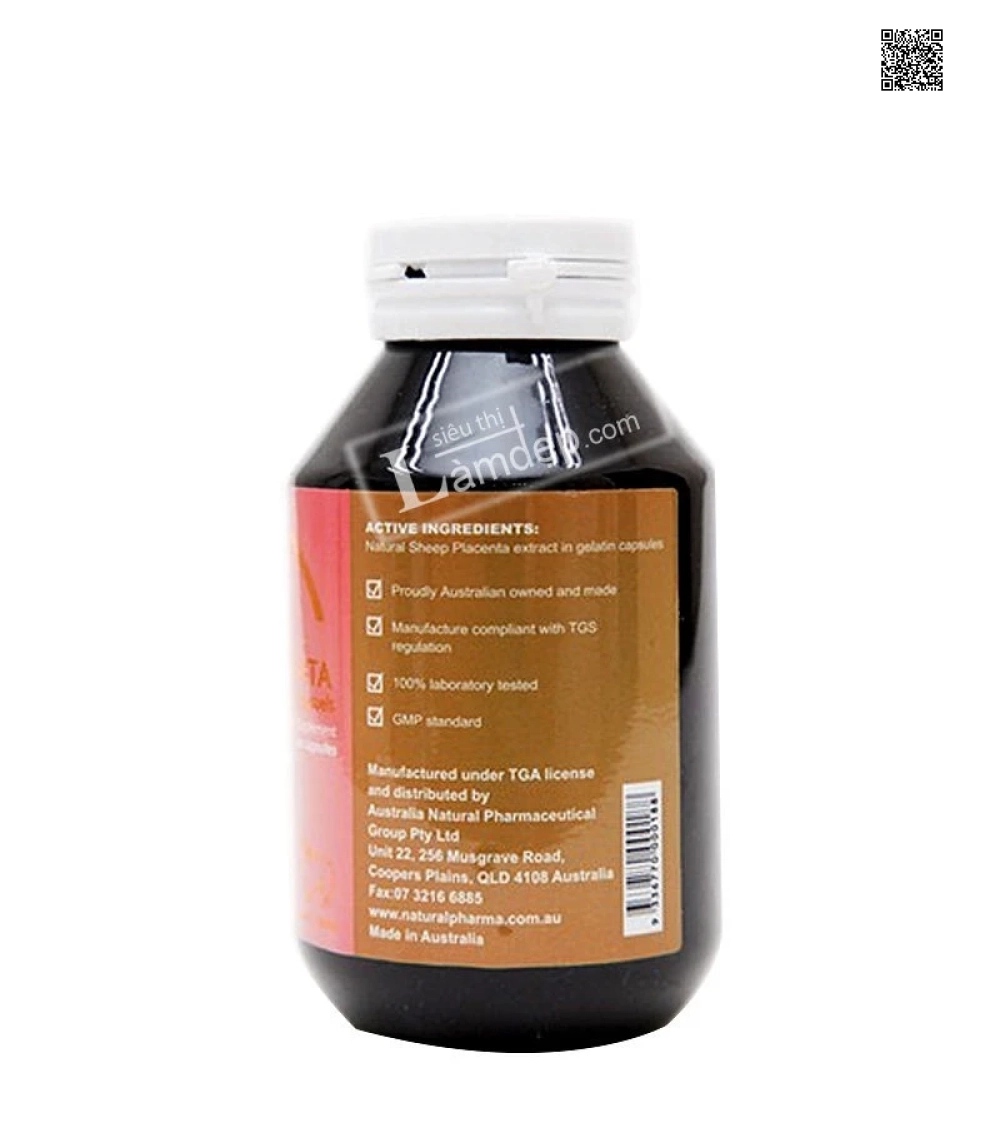 Nhau Thai Cừu Biosis (12000mg x 100 Viên)