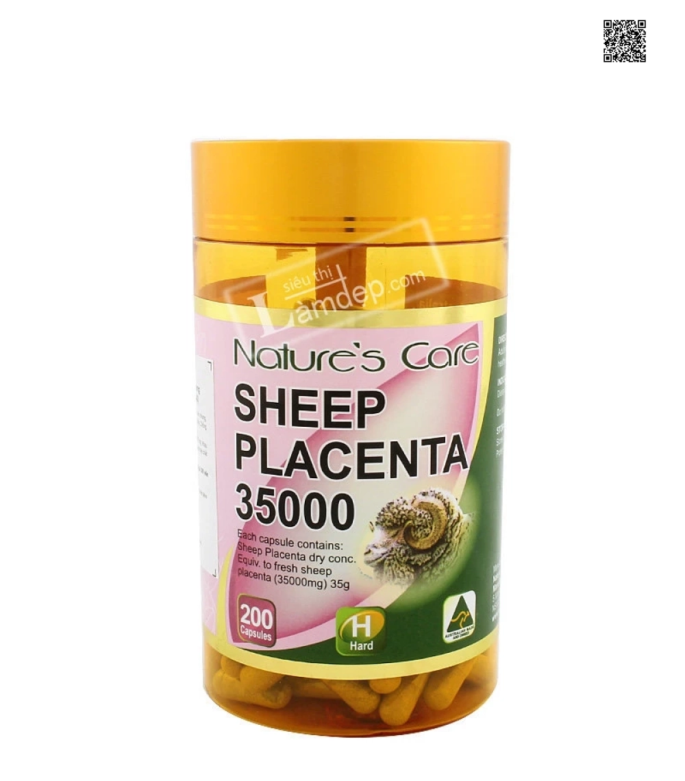 Nhau Thai Cừu Sheep Placenta Nature`s Care 35000mg Nhau Thai Cừu Sheep Placenta Nature`s Care 35000mg