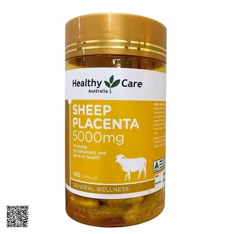 Healthy Care Sheep Placenta Viên Uống Nhau Thai Cừu (5000mg x 100 viên)