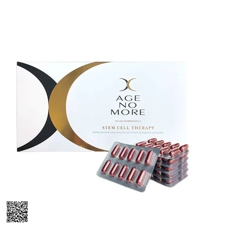 Age No More 25000mg New Zealand Viên Uống Tế Bào Gốc Nhau Thai Cừu (60 Viên)
