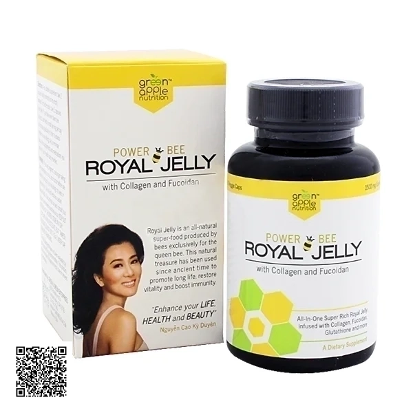 Sữa Ong Chúa Kỳ Duyên Power Bee Của Green Apple Nutrition 60 Viên