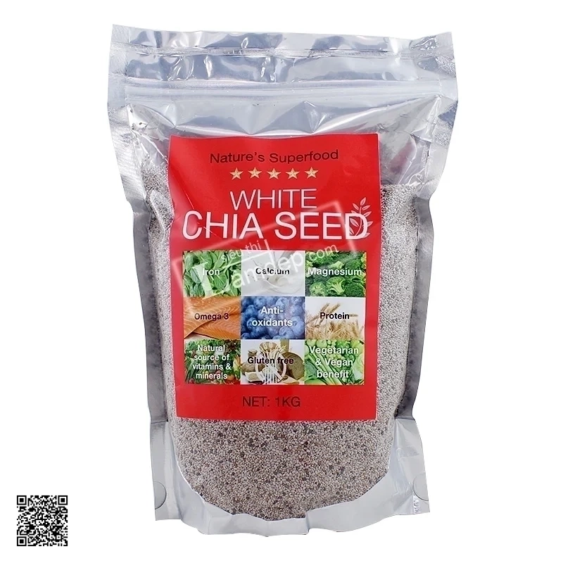 Hạt Chia Trắng Nature Superfood Cao Cấp Dạng Bịch 1Kg