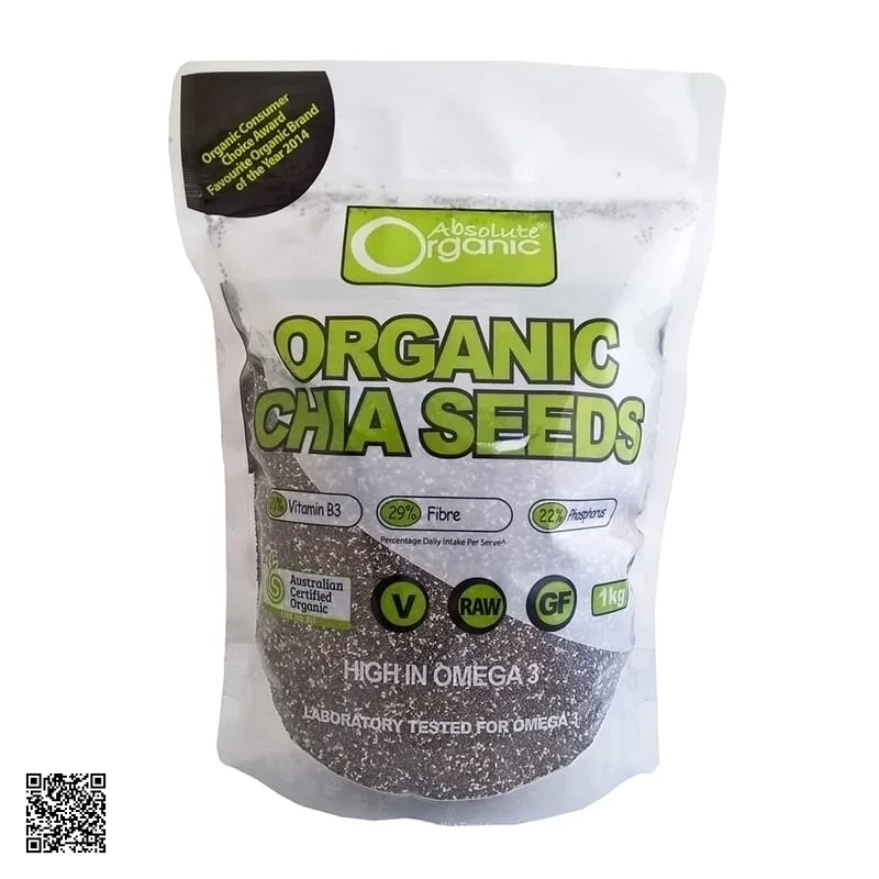 Hạt Chia Absolute Organic Chia Seed 1kg