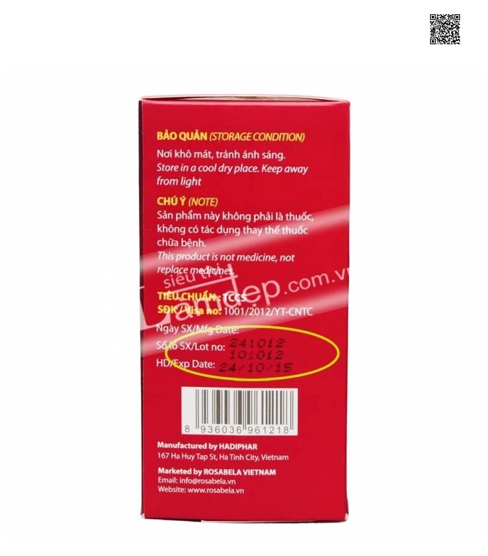 Rosabela Hair Tonic – Hiệu Quả Từ Thảo Dược