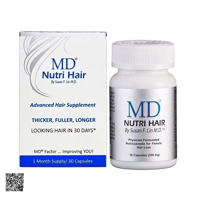 MD Nutri Hair - Viên Uống Hỗ Trợ Kích Thích Mọc Tóc Từ Mỹ