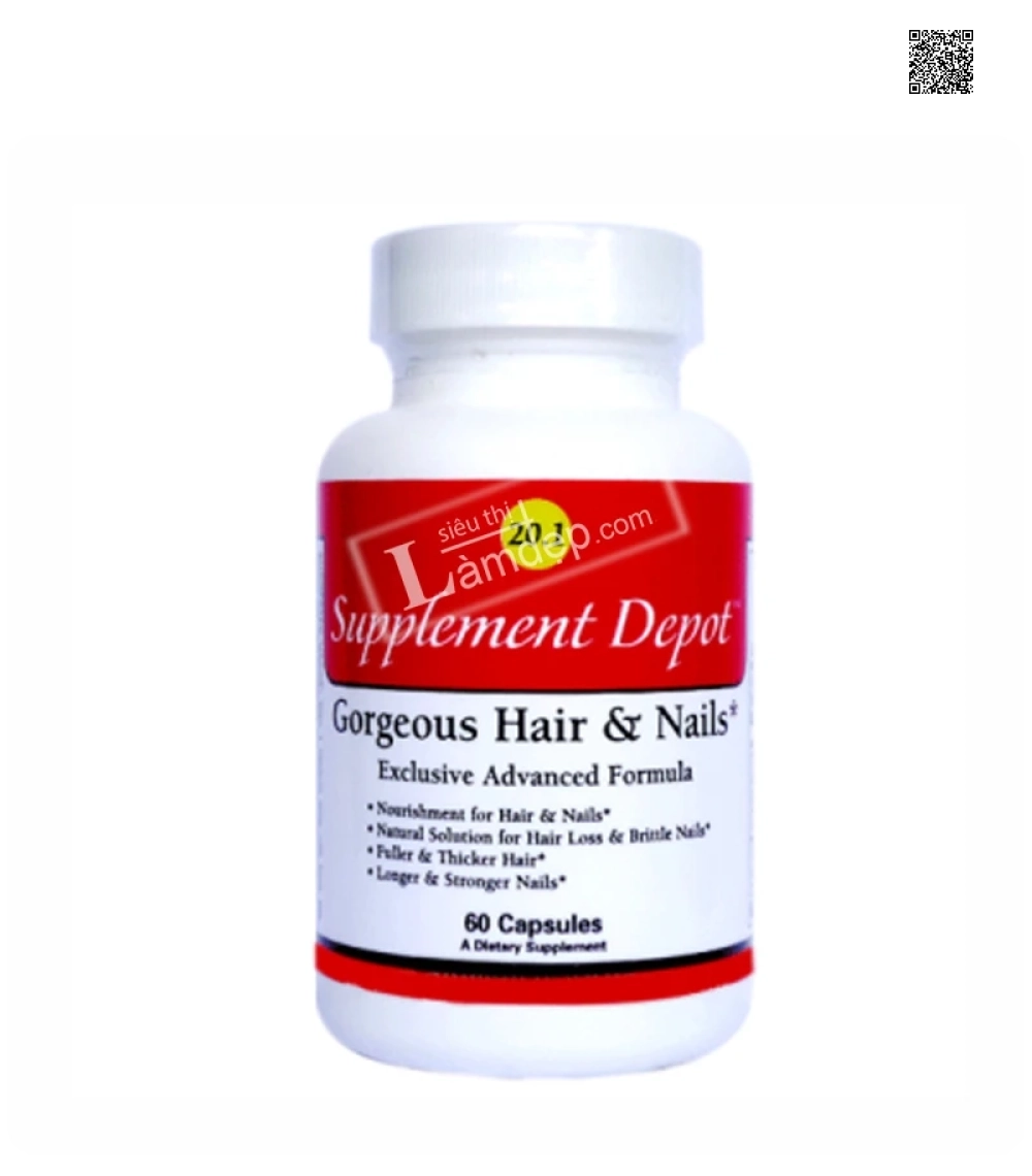 Viên Uống Chống Rụng Tóc, Giúp Mọc Tóc Và Dày Hơn Gorgeous Hair 20.1 Viên Uống Chống Rụng Tóc, Giúp Mọc Tóc Và Dày Hơn Gorgeous Hair 20.1