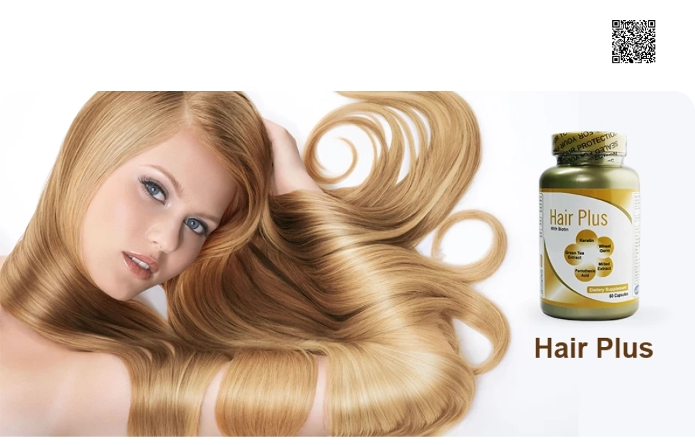 Viên Uống Mọc Tóc, Ngăn Rụng Tóc Hair Plus Của Mỹ (60 Viên)