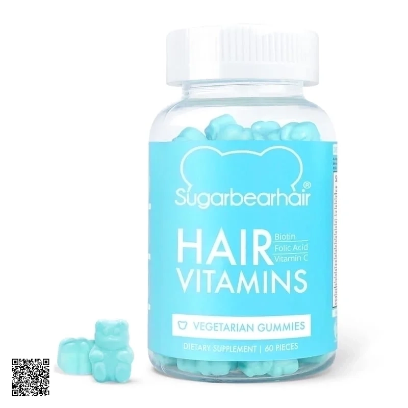Kẹo Dẻo Bổ Sung Vitamin Kích Thích Mọc Tóc Hair Vitamins Sugarbearhair