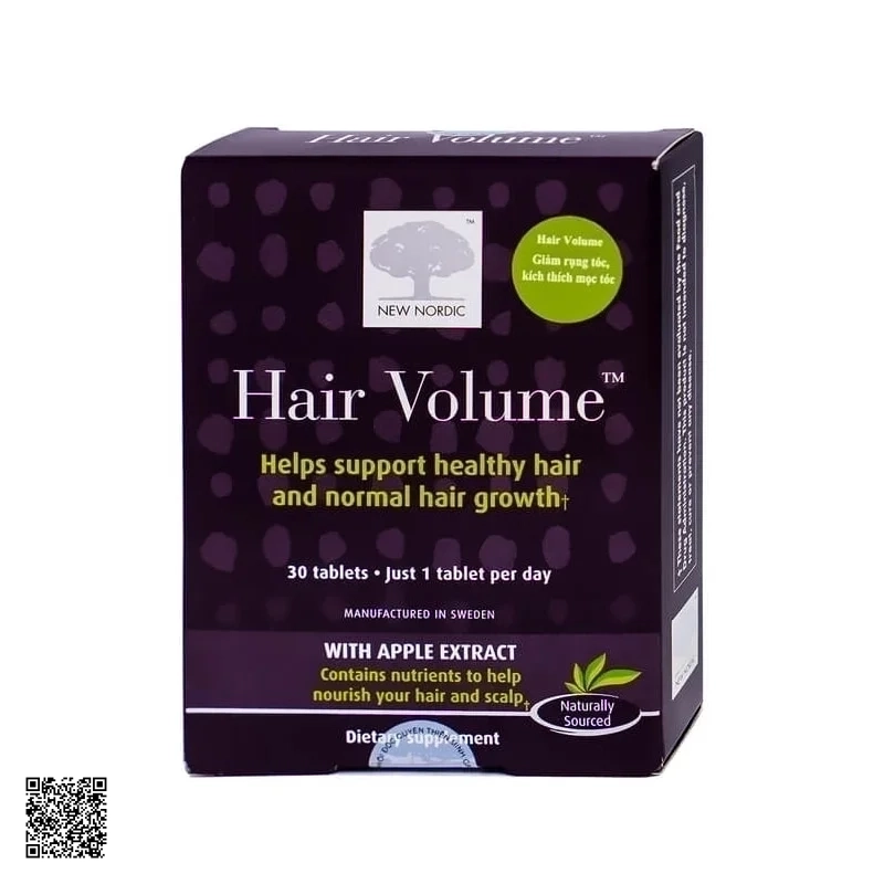 Hair Volume New Nordic Viên Uống Dưỡng Tóc Từ Thụy Điển