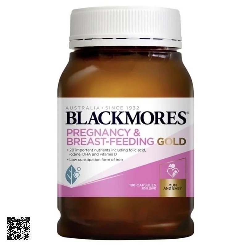 Blackmores Pregnancy Breast Feeding Gold Vitamin Tổng Hợp Cho Phụ Nữ Mang Thai Và Cho Con Bú