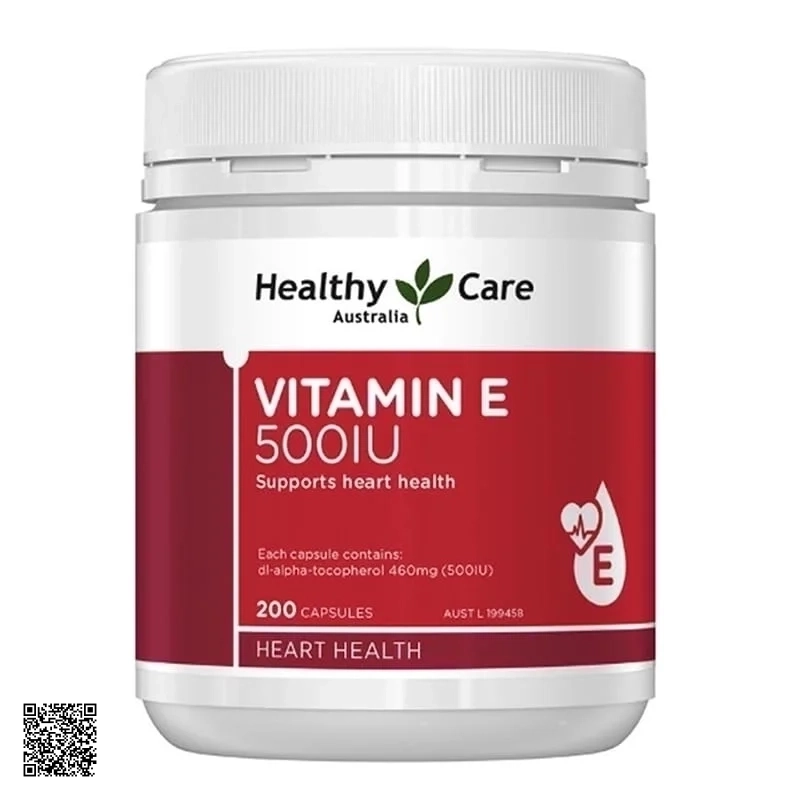Viên Uống Bổ Sung Vitamin E Healthy Care Vitamin E 500IU