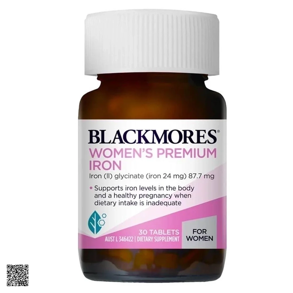 Blackmores Women's Premium Iron Viên Uống Bổ Sung Sắt Cho Bà Bầu