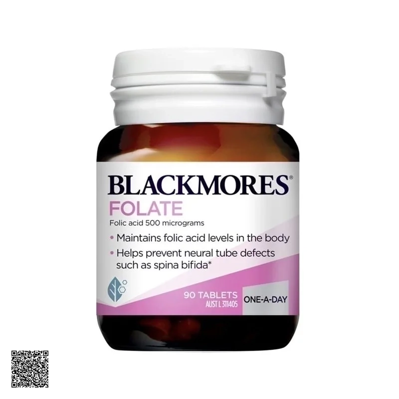 Blackmores Pregnancy Folate Optimises Folic Acid Lavels Viên Uống Bổ Sung Axit Folic Cho Bà Bầu