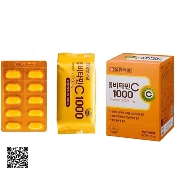 Viên Uống Bổ Sung Vitamin C 1000mg Hàn Quốc 100 Viên