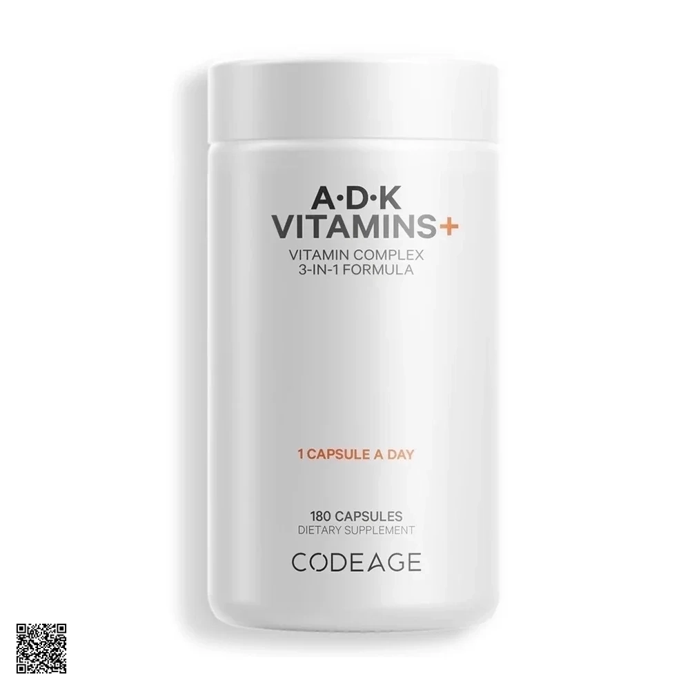 Code Age A-D-K Vitamins+ - Viên Bổ Sung Vitamin 3 Trong 1