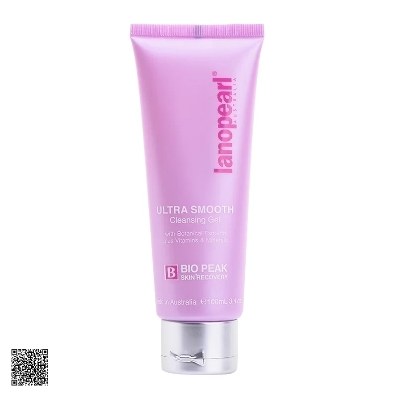 Ultra Smooth Cleansing Gel Lanopearl Bio Peak - Gel Rửa Mặt 12 Dưỡng Chất Thiên Nhiên