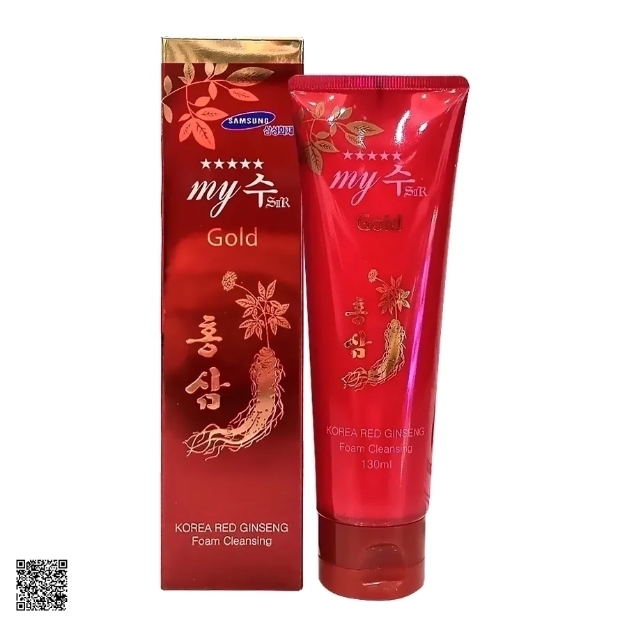 My Gold Korea Red Ginseng Foam Cleansing - Sữa Rửa Mặt Hồng Sâm Đỏ