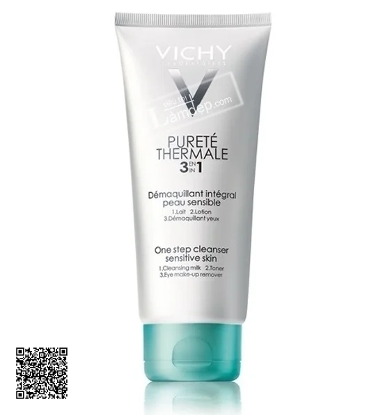 Sửa Rửa Mặt Tẩy Trang 3 Tác Dụng, Dành Cho Da Thường, Hỗn Hợp Và Nhạy Cảm Vichy