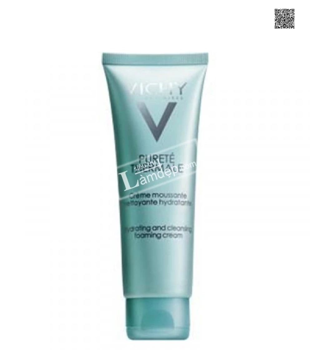 Sữa Rửa Mặt Tạo Bọt Dạng Kem Vichy Purete Thermale Hydrating And Cleansing Foaming Cream 125ml