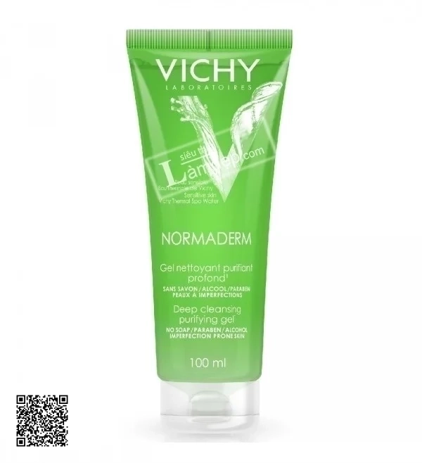 Gel Rửa Mặt Ngăn Ngừa Mụn Vichy Normaderm Acne Prone Skin 100ml