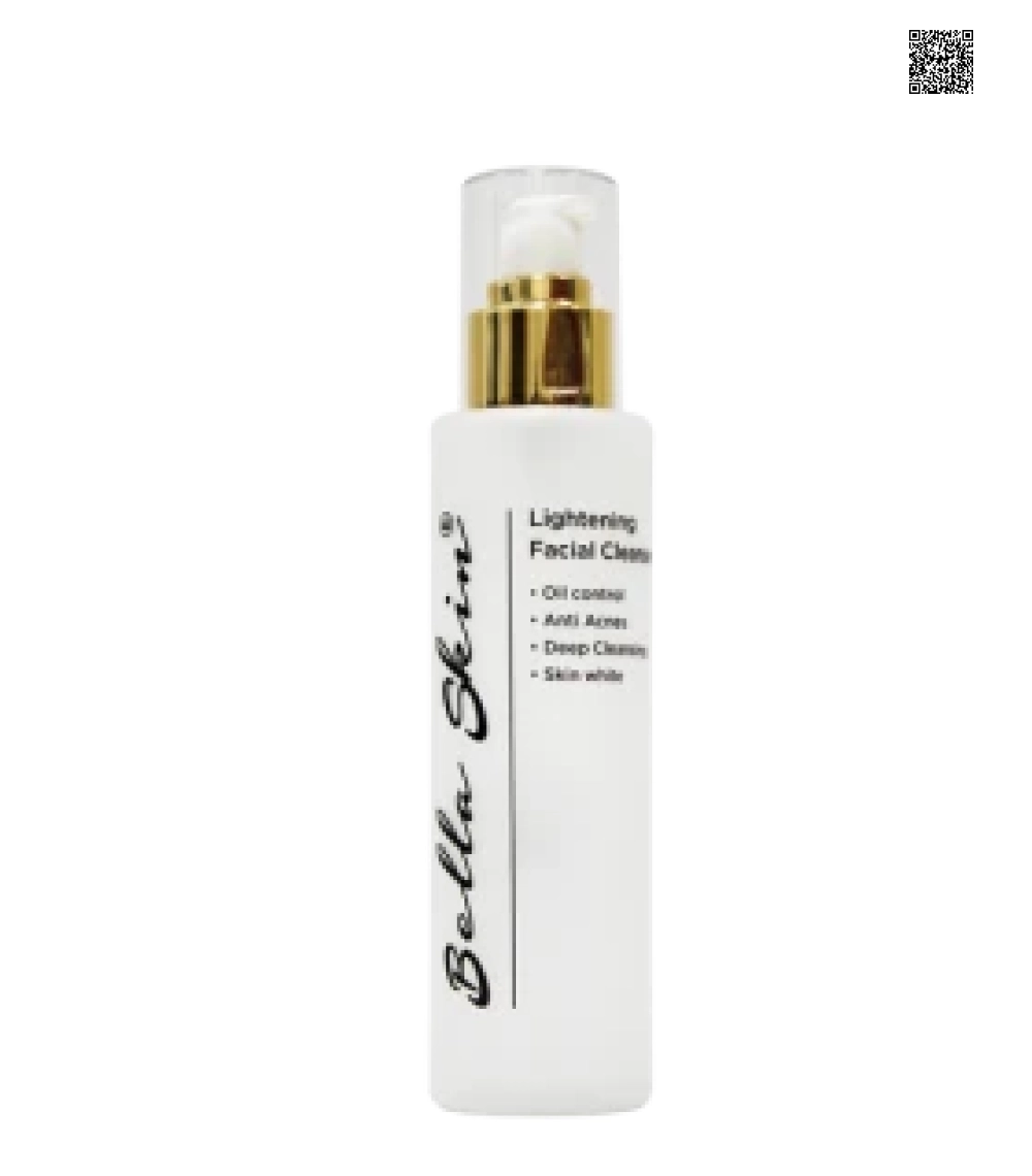 Sữa Rửa Mặt Trắng Da, Ngăn Ngừa Mụn Lightening Facial Cleanser Bella Skin