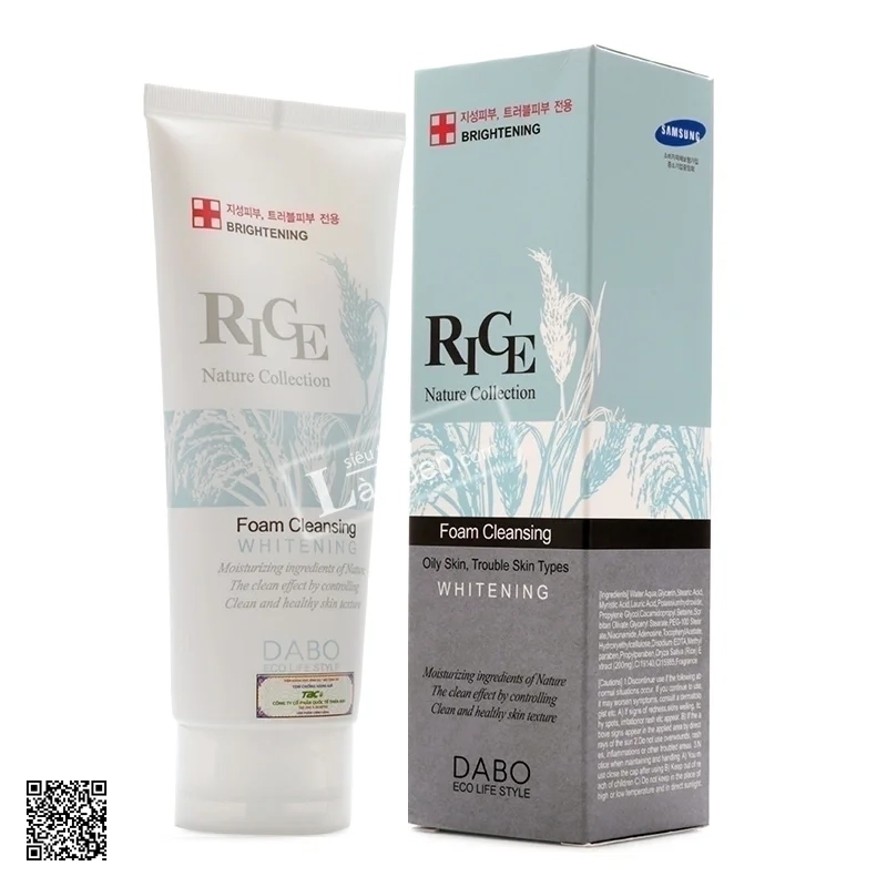 Sữa Rửa Mặt Tinh Chất Gạo Hàn Quốc Dabo