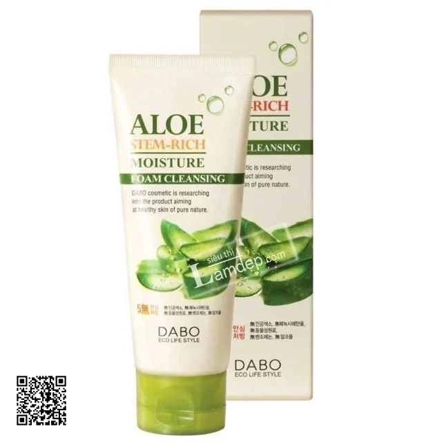 Sữa Rửa Mặt Dưỡng Ẩm Lô Hội Dabo