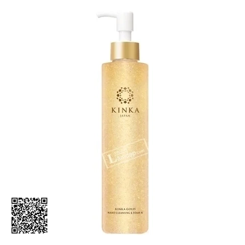 Sữa Rửa Mặt Và Tẩy Trang Kinka Gold Nano Cleansing & Foam N