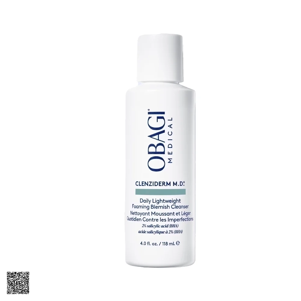 Obagi Clenziderm M.D Daily Lightweight Foaming Blemish Cleanser - Sữa Rửa Mặt Cho Da Mụn