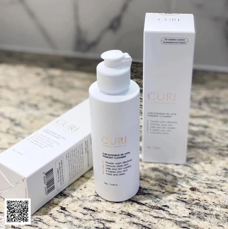 Sữa Rửa Mặt Dạng Bột Curi Intensive Re-Vital Powdery Cleanser