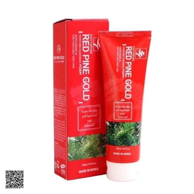Red Pine Gold Moisture Cleansing Foam - Sữa Rửa Mặt Tinh Dầu Thông Đỏ