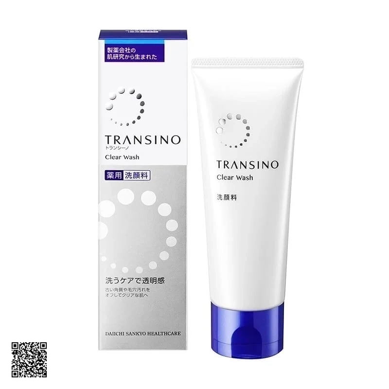 Sữa Rửa Mặt Transino Clear Wash Cao Cấp Từ Nhật Bản
